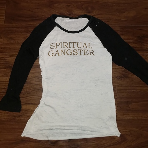 Spiritual Gangster Baseball Tee - Picture 1 of 1